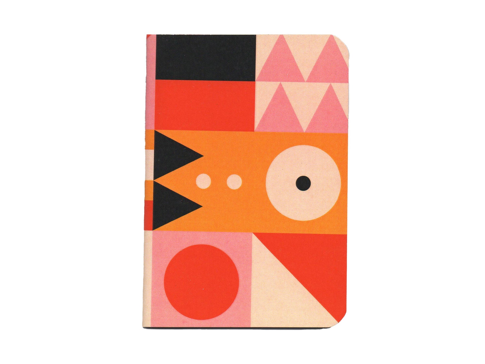 Geometric Design 1 Handcrafted Pocket Notebook: Lined Pages
