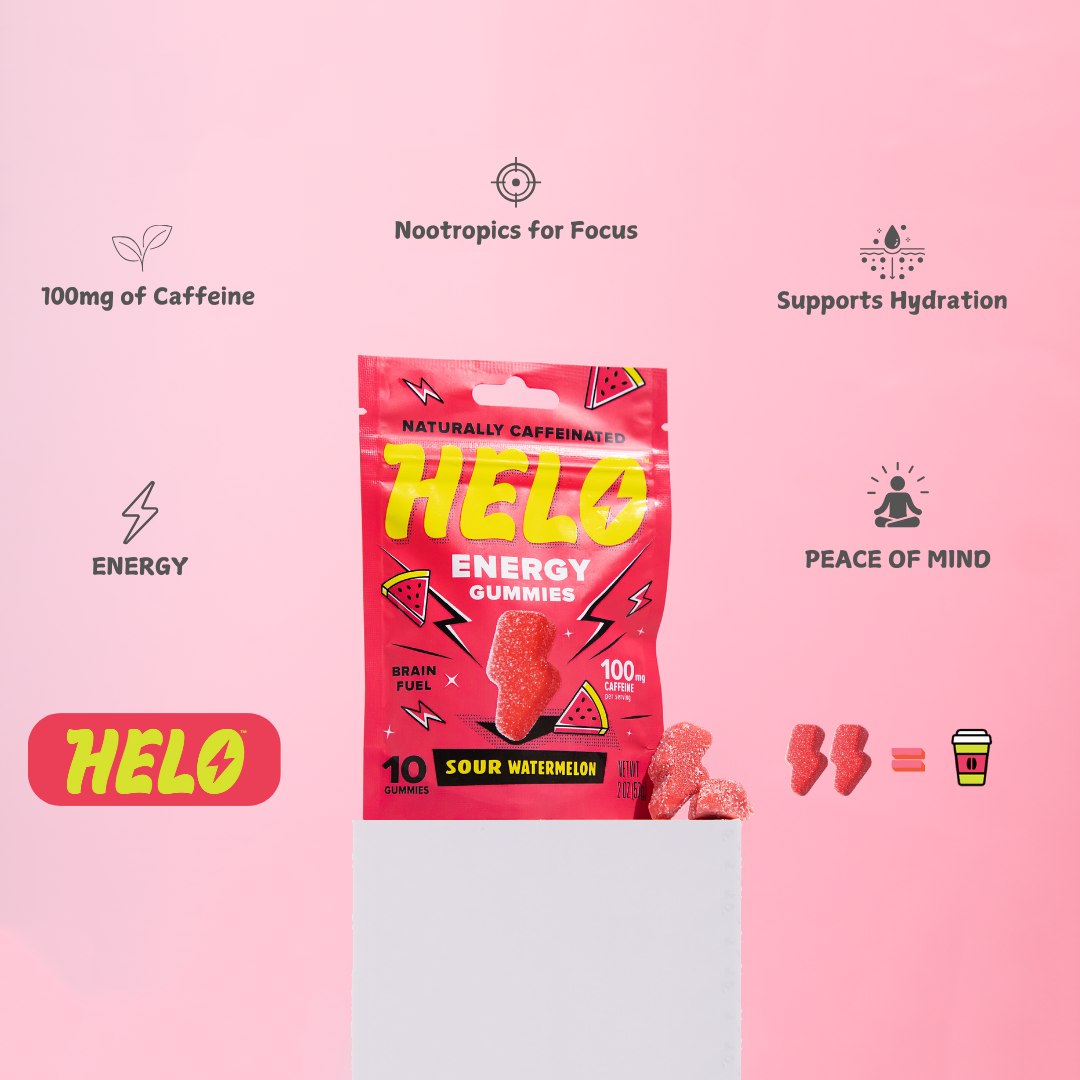 Helo Energy Gummies Sour Watermelon