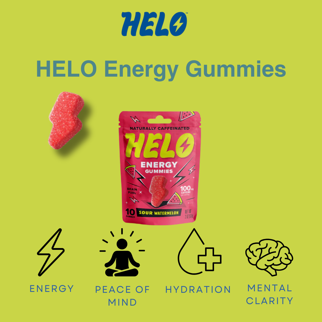 Helo Energy Gummies Sour Watermelon