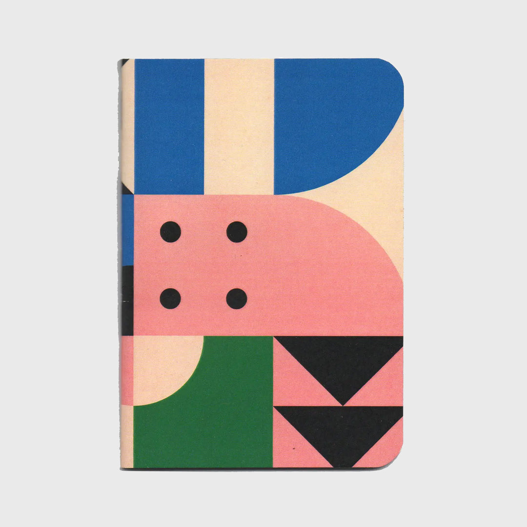 Geometric Design Handcrafted Notebook Pocket