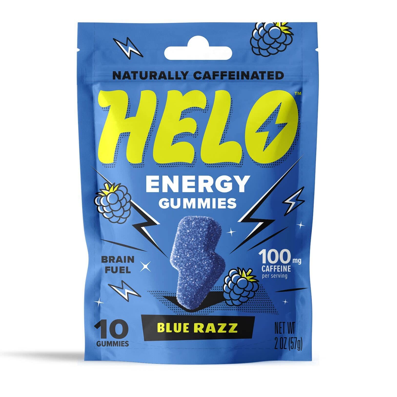 Helo  Energy Gummies Blue Razz 10ct