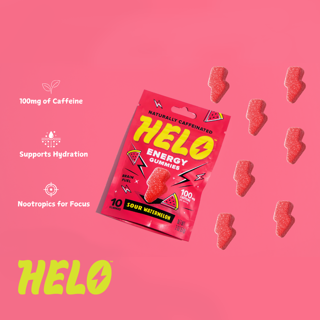 Helo Energy Gummies Sour Watermelon
