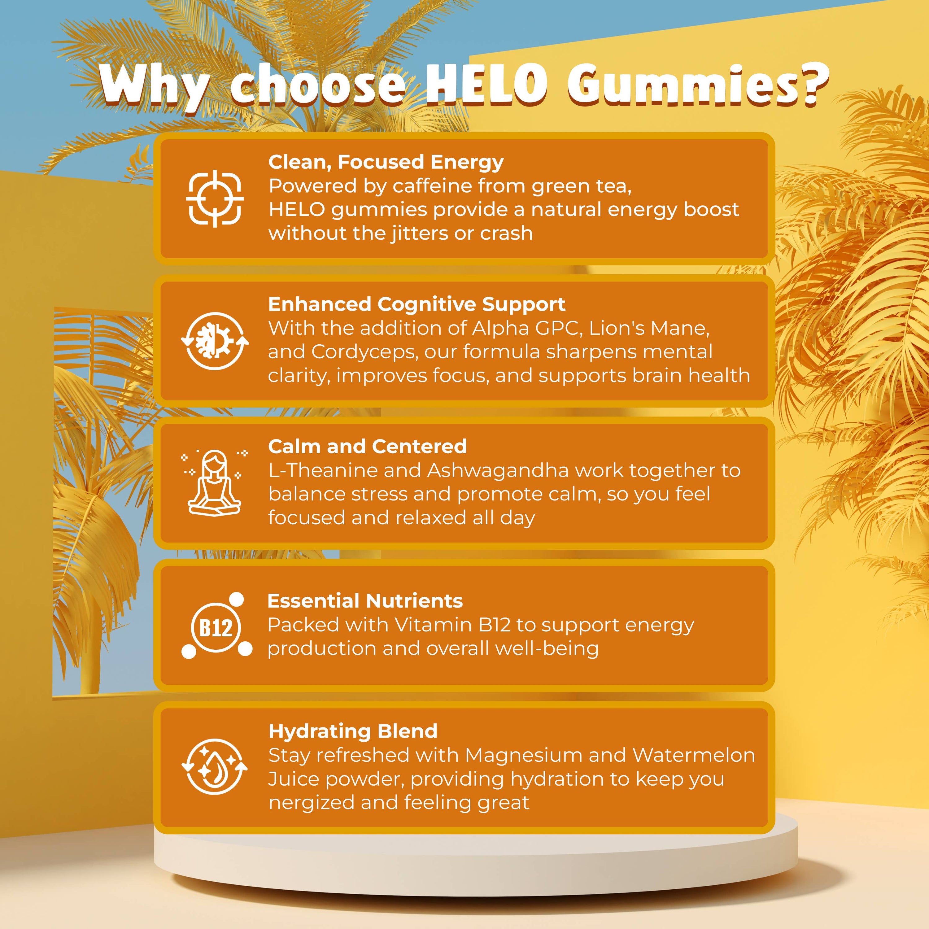Helo Energy Gummies Sour Watermelon